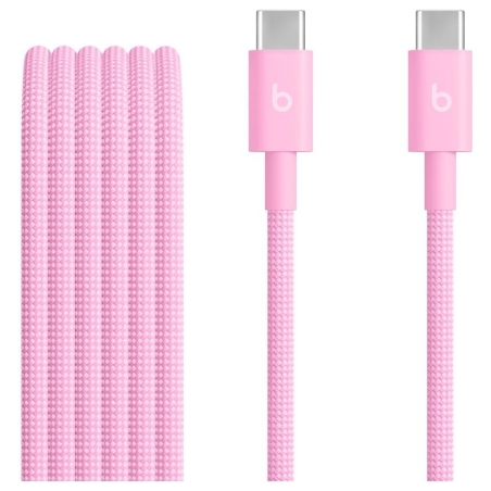 Apple USB-C to USB-C Woven Cable (1.5m) - Power Pink | Apple