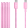 Apple USB-C to USB-C Woven Cable (1.5m) - Power Pink | Apple