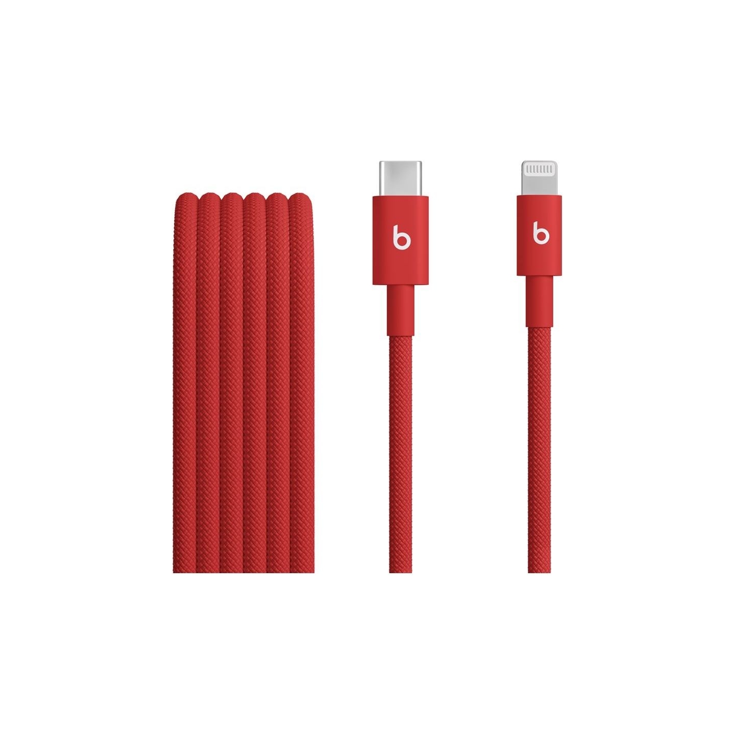 Apple USB-C to Lightning Woven Cable (1.5 m) - Rapid Red | Apple