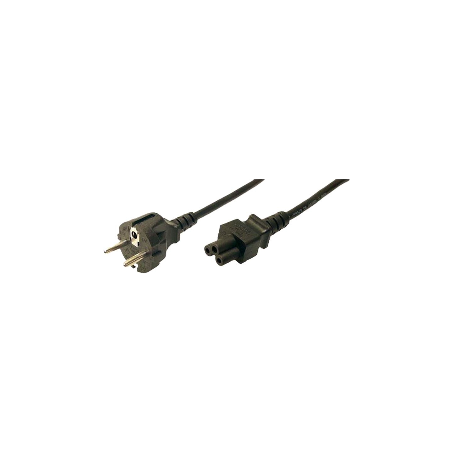 Logilink | Black CEE7/7 Schuko | C5 coupler