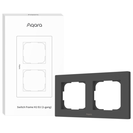 Aqara SMART SWITCH FRAME H2 (2-GANG)/GRAY FE-X01D-G AQARA