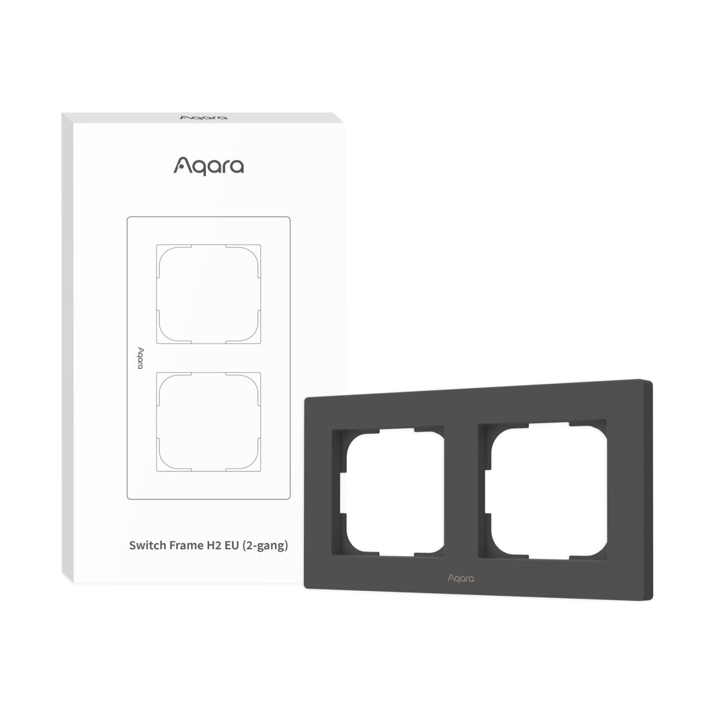 Aqara SMART SWITCH FRAME H2 (2-GANG)/GRAY FE-X01D-G AQARA