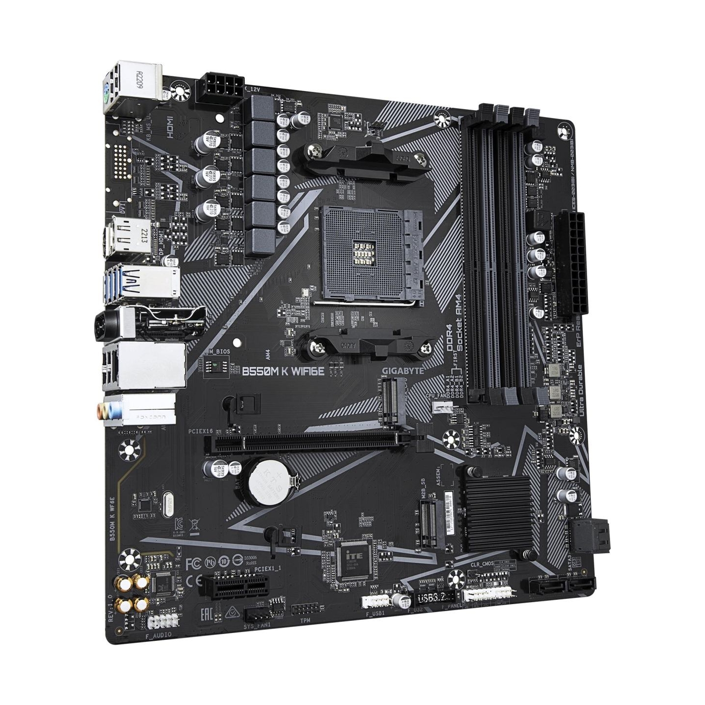 Gigabyte B550M K WIFI6E