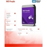 WD HDD|WESTERN DIGITAL|Purple|3TB|128 MB|3,5"|WD34PURZ