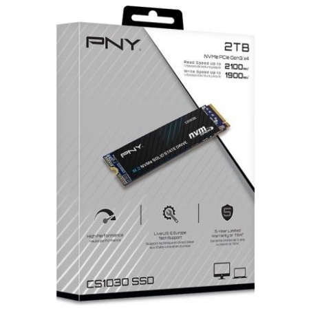 PNY SSD 2TB M.2 2280 PCIe CS1030 M280CS1030-2TB-RB