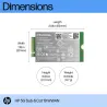 HP 5G Modem m.2 WWAN 4G/5G Sub-6 GHz FM350-GL Mobile Broadband Cellular (compatible with WWAN-ready EliteBook 830 835 840 845 86