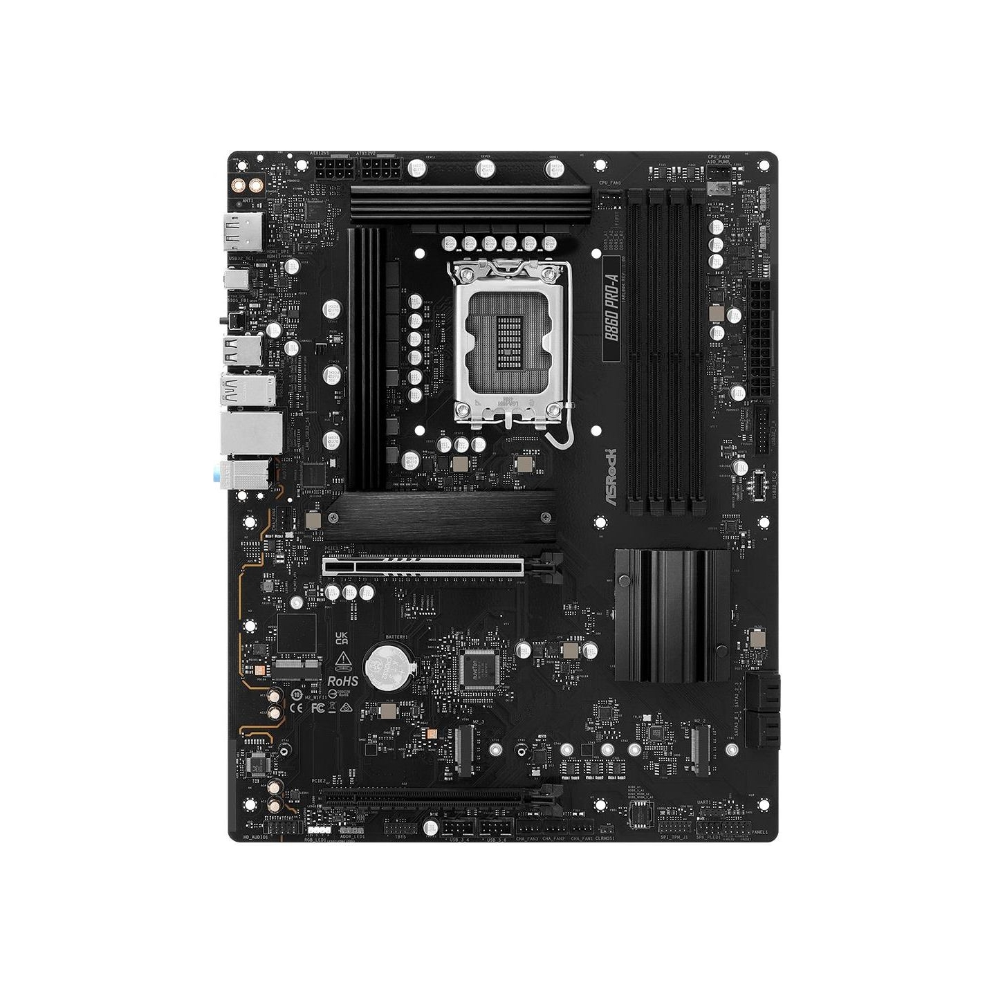 Asrock Mainboard|ASROCK|Intel B860 Express|LGA1851|ATX|Memory DDR5|Memory slots 4|1xHDMI|1xDisplayPort|1xAudio-In|1xAudio-Out|1x