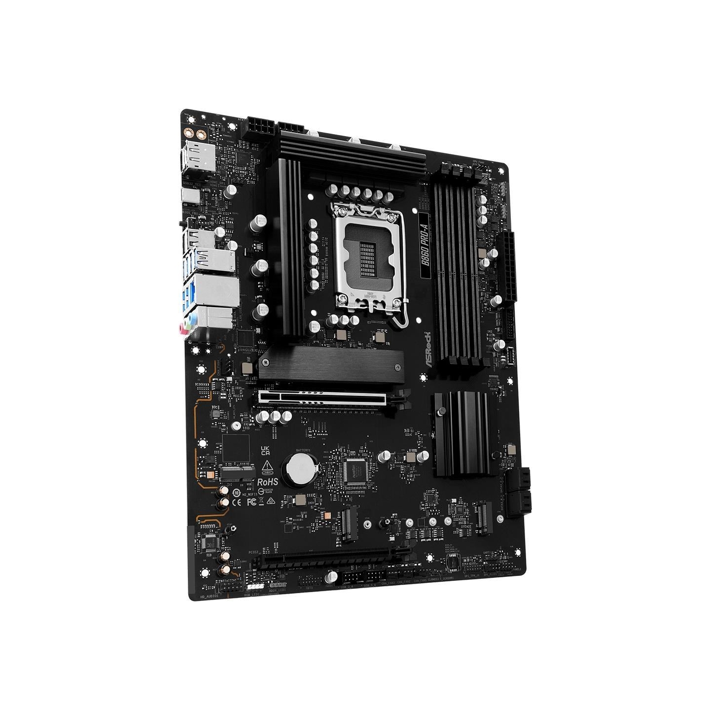 Asrock Mainboard|ASROCK|Intel B860 Express|LGA1851|ATX|Memory DDR5|Memory slots 4|1xHDMI|1xDisplayPort|1xAudio-In|1xAudio-Out|1x