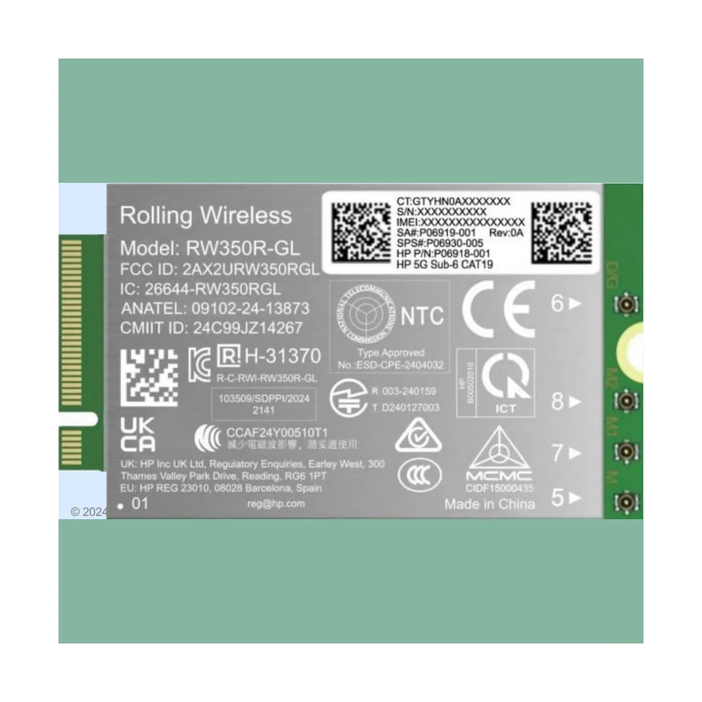 HP 5G Solution WWAN