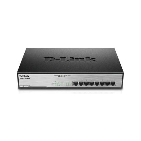 D-Link Switch Unmanaged DGS-1008MP 8xGbE