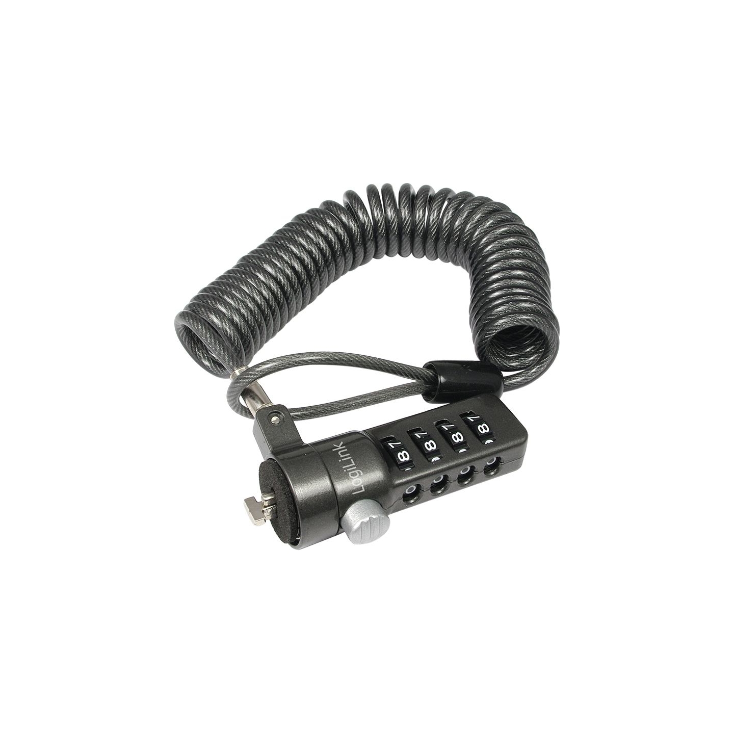 Logilink NBS004,  Notebook Coil Cable Lock, black
