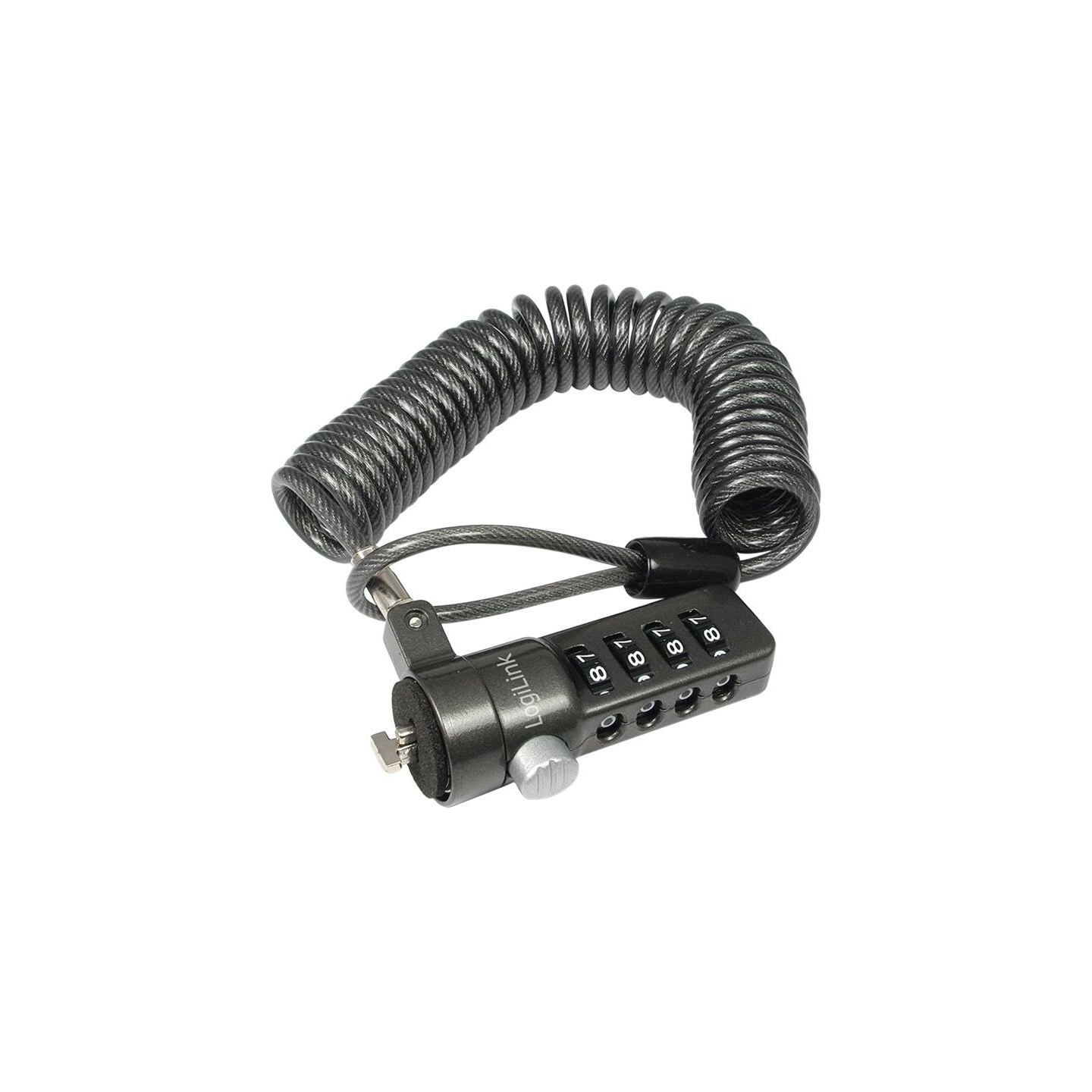 Logilink NBS004,  Notebook Coil Cable Lock, black