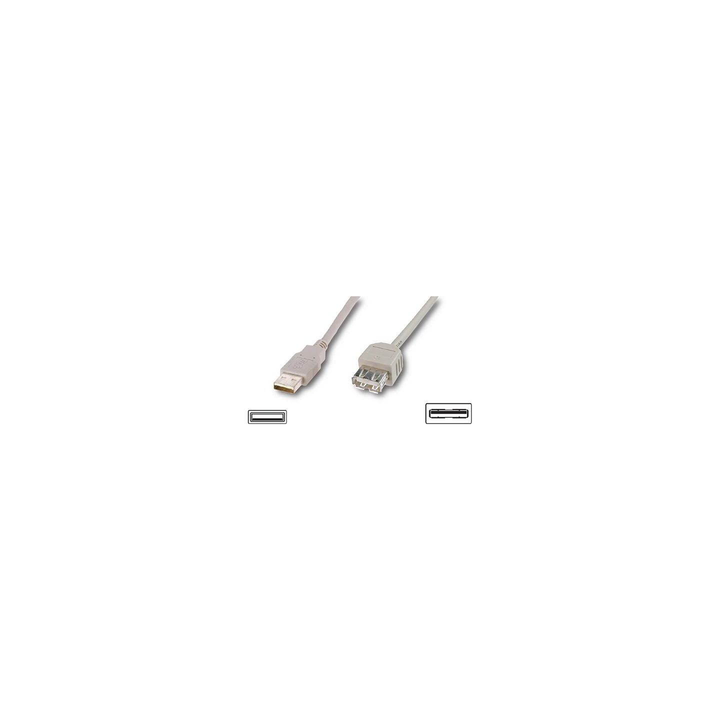 Logilink | USB 2.0 extensio cable, | USB-A to USB-A USB A female | USB A male