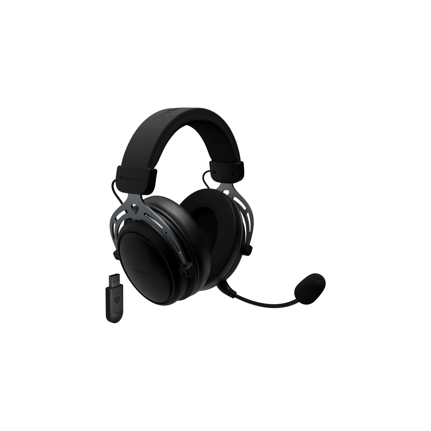 Genesis Headset | Toron 706 | Bluetooth, 2.4 GHz | Over-ear | Microphone | Black | Wireless