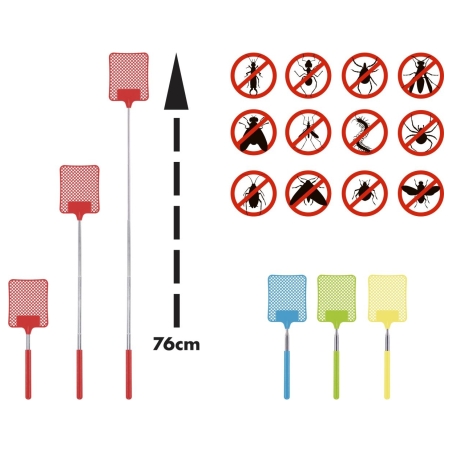 Beper C206UTI020 Telescopic Fly Swatter Paddle