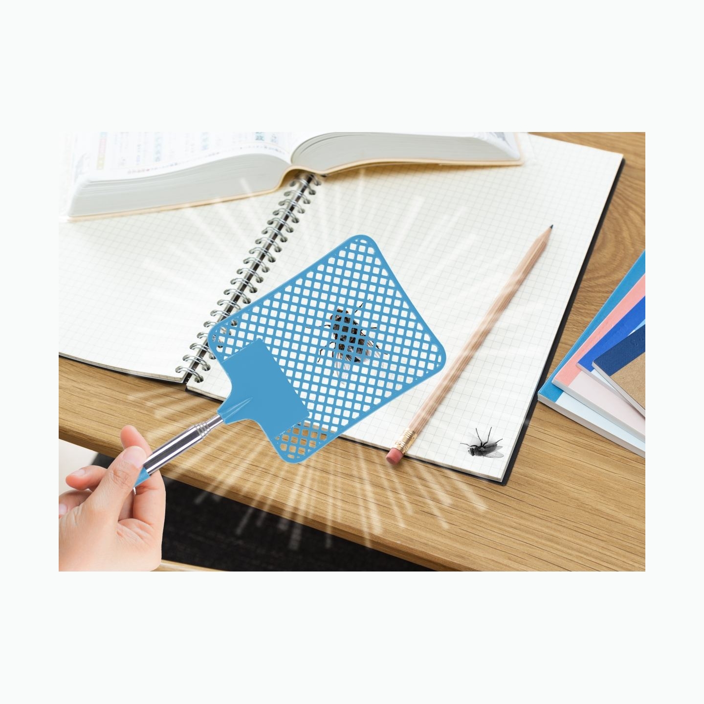 Beper C206UTI020 Telescopic Fly Swatter Paddle