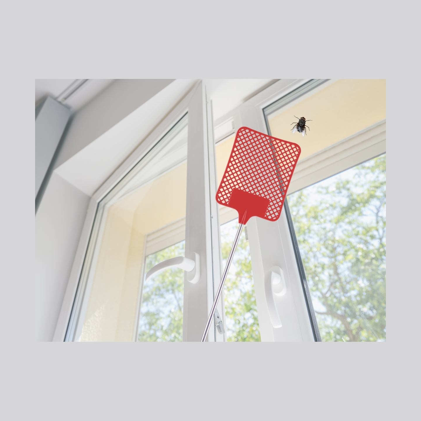 Beper C206UTI020 Telescopic Fly Swatter Paddle
