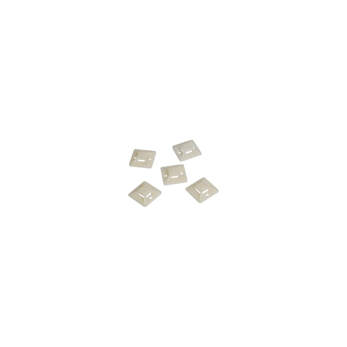 Logilink Cable Tie Mounts 20x20 mm | KAB0042 | Self-adhesive, for cable ties