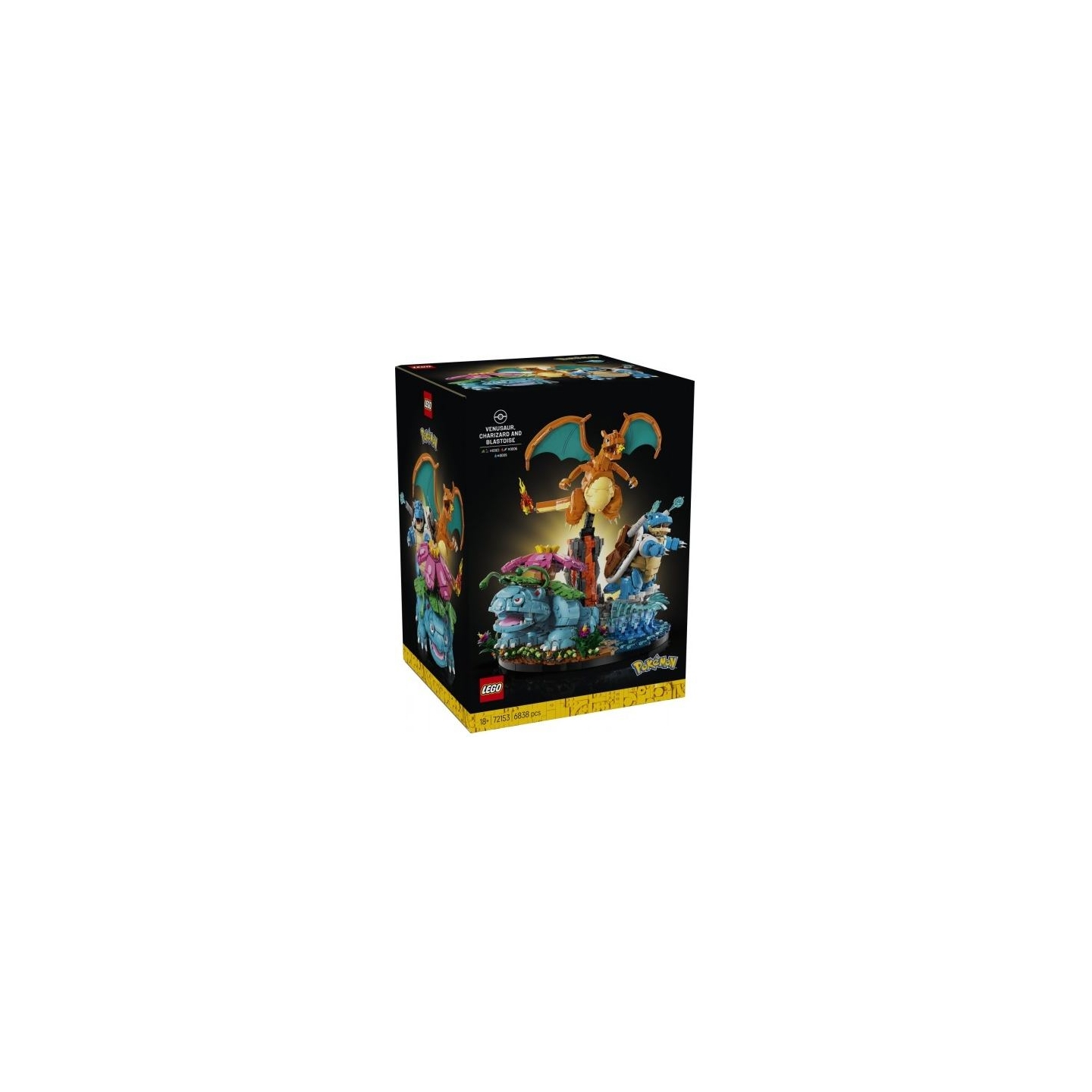 Lego Bricks Ninjago 72153 Venusaur, Charizard i Blastoise