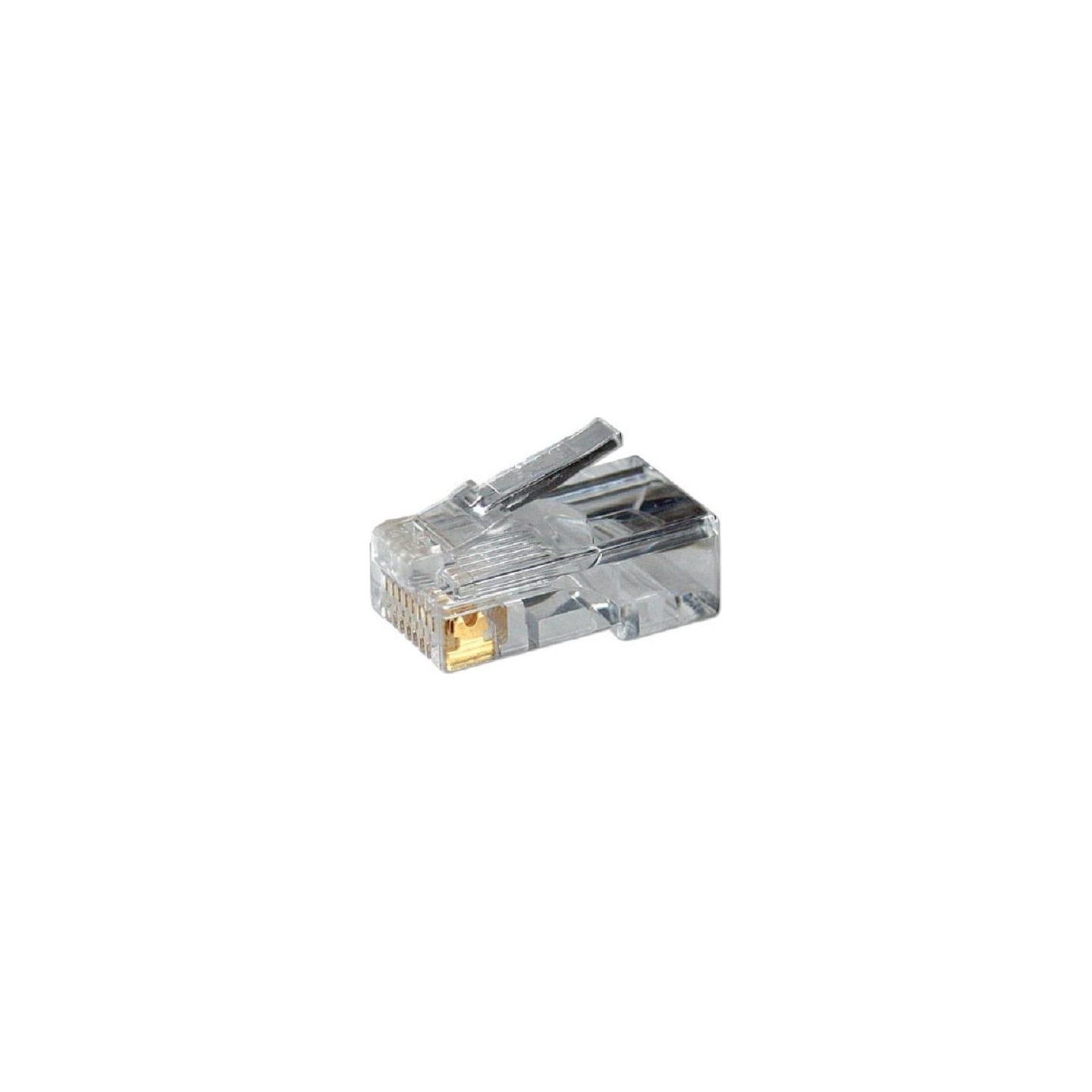 Logilink | MP0002 | CAT5e Modular PlugSuitable for 8P8C Round CablePlug unshieldedGold-plated contacts | Transparent