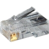 Logilink | MP0002 | CAT5e Modular PlugSuitable for 8P8C Round CablePlug unshieldedGold-plated contacts | Transparent