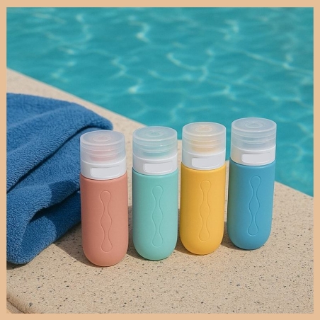 Beper C302AAC010 Silicone Travel Bottle Set