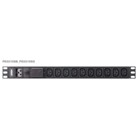 Aten Basic 1U PDU with surge protection 16A