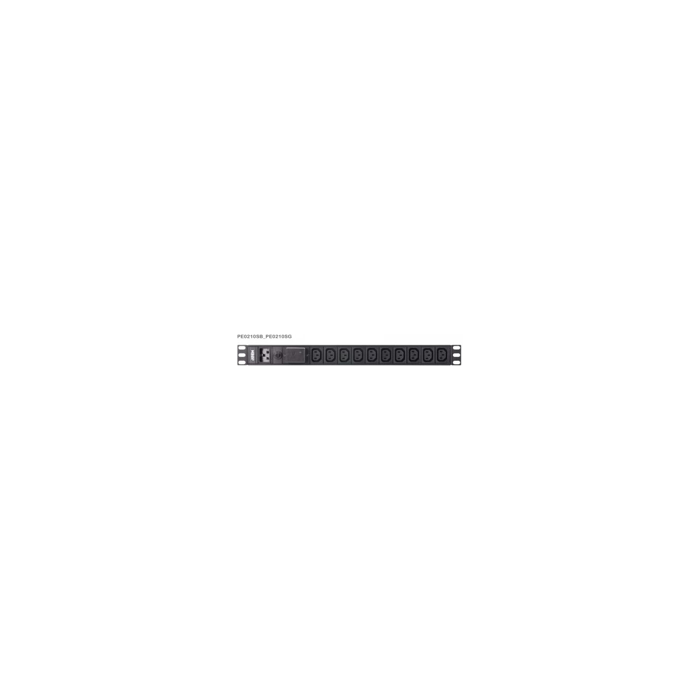 Aten Basic 1U PDU with surge protection 16A