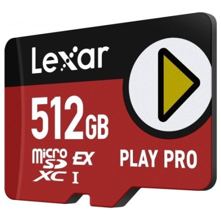 Lexar Memory card microSDHX PLAY PRO 512GB EXPRESS 7.1 900MB/s
