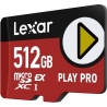Lexar Memory card microSDHX PLAY PRO 512GB EXPRESS 7.1 900MB/s