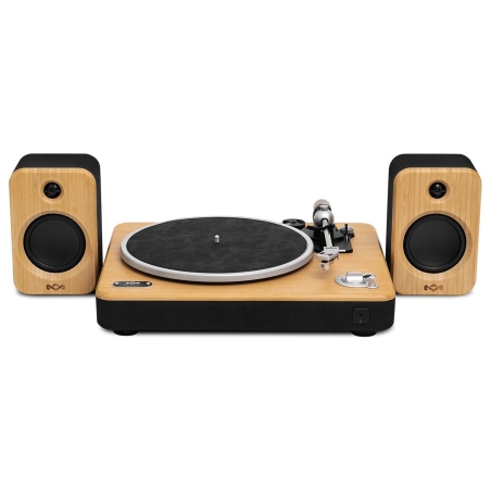 Marley Turntable With Speakers | Stir It Up Wireless 2+ | Bluetooth In/Out