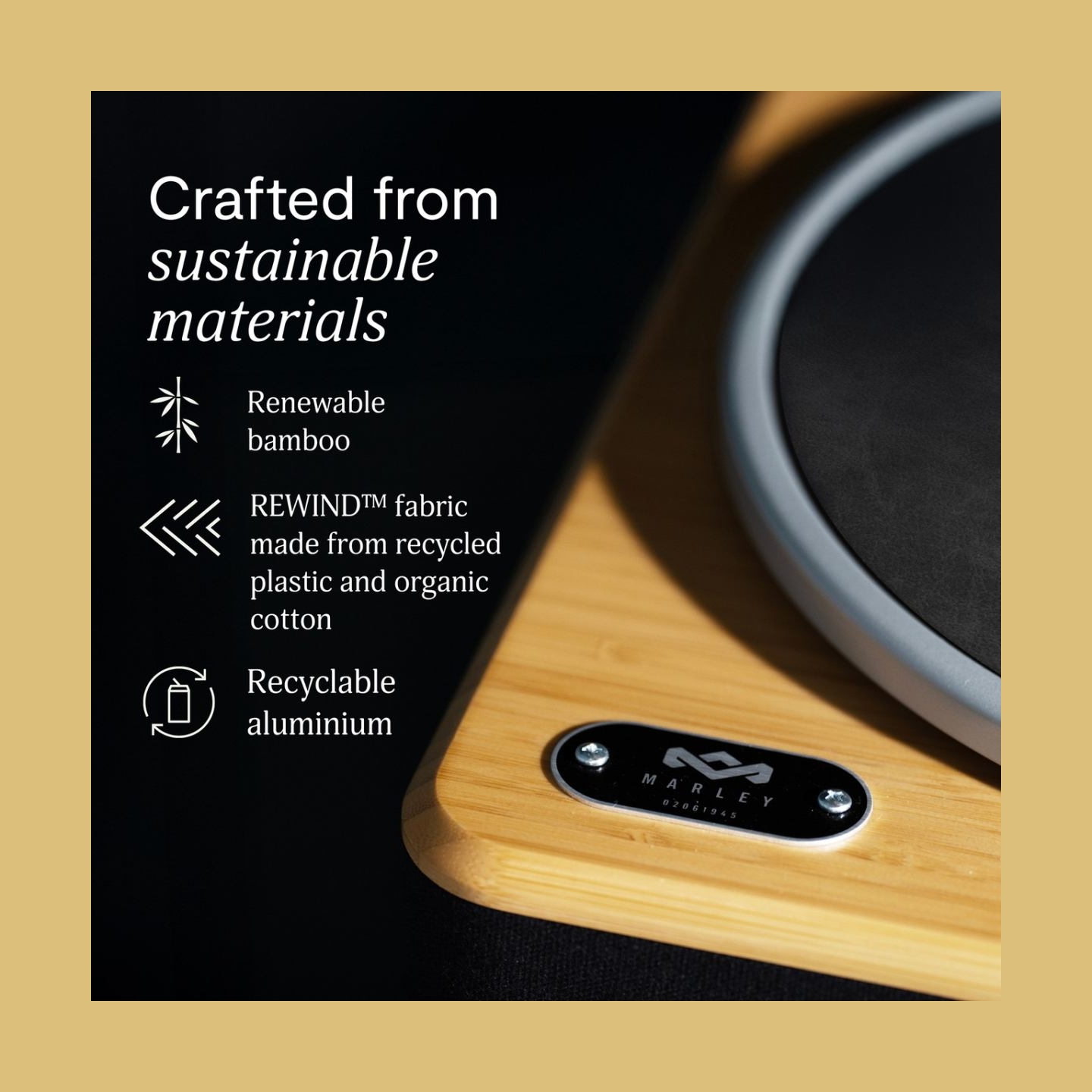 Marley Turntable With Speakers | Stir It Up Wireless 2+ | Bluetooth In/Out