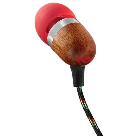 Marley | Earbuds | Smile Jamaica | Wired | In-ear | Microphone | Red