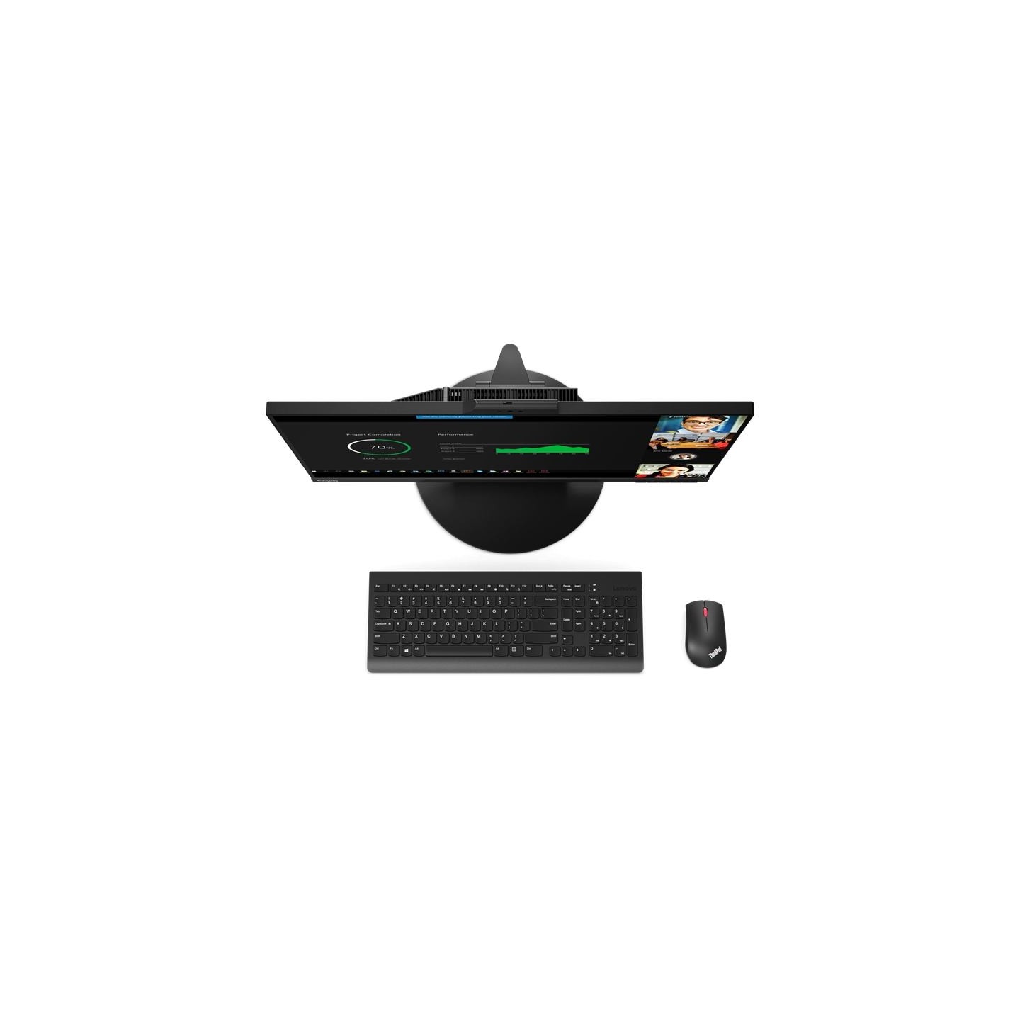 Lenovo | Monitor | ThinkCentre Tiny In One | 27 " | IPS | QHD | 16:9 | 60 Hz | 14 ms | 2560 x 1440 | 350 cd/m² | HDMI ports quan