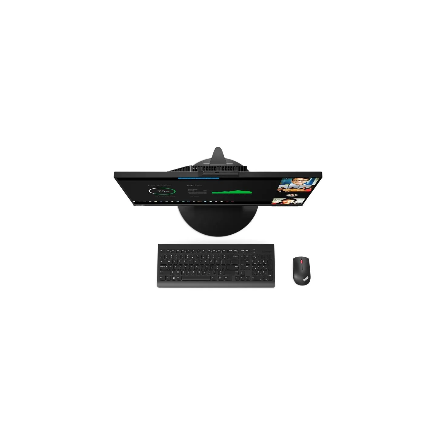 Lenovo | Monitor | ThinkCentre Tiny In One | 27 " | IPS | QHD | 16:9 | 60 Hz | 14 ms | 2560 x 1440 | 350 cd/m² | HDMI ports quan