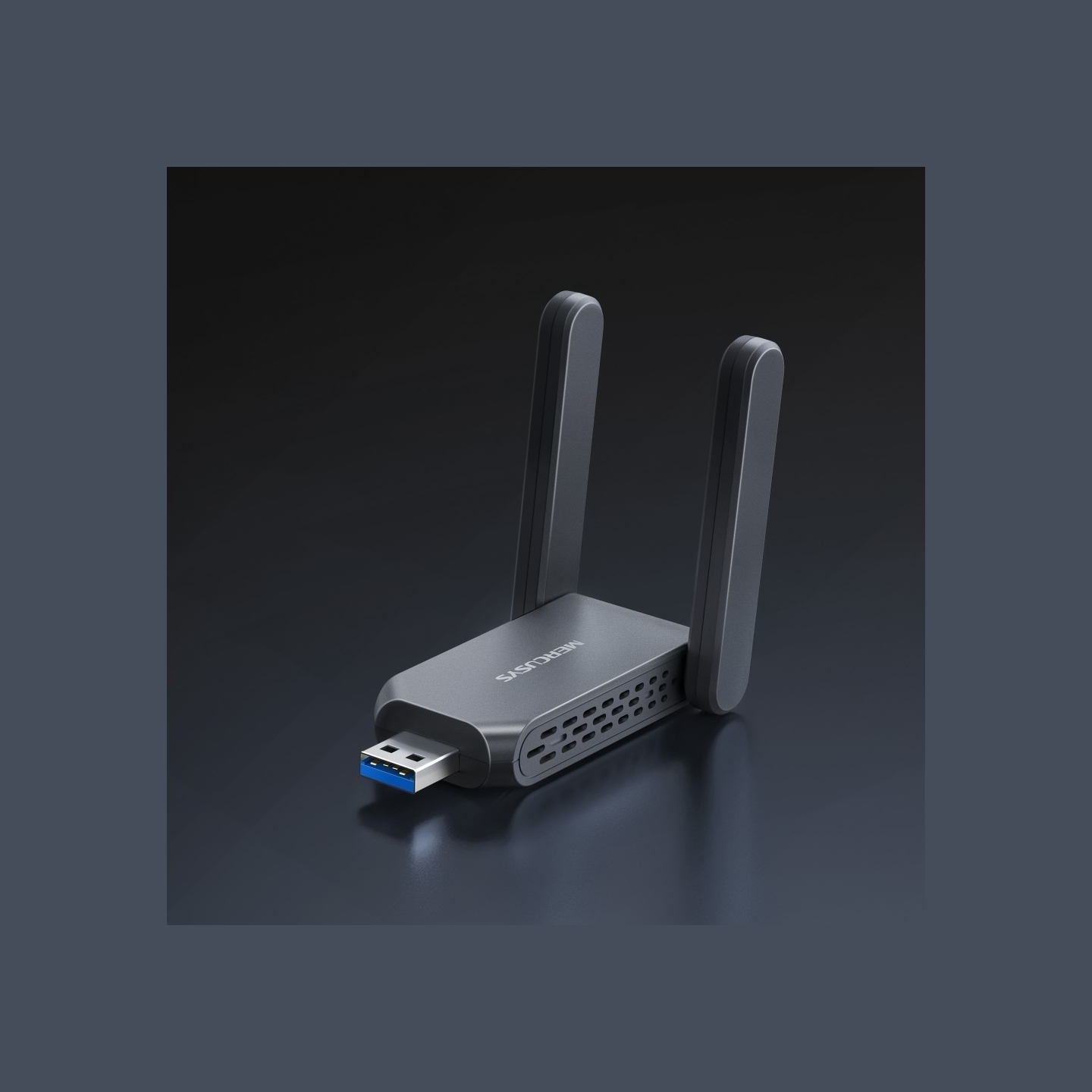 Mercusys | MA37BEH | BE6500 Wi-Fi 7 High-Gain Wireless USB Adapter