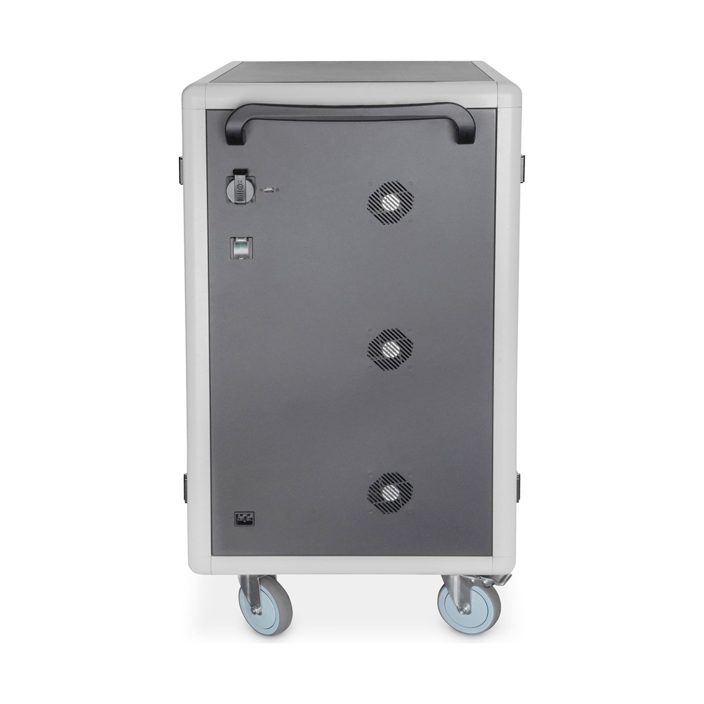 Digitus | Black | Charging Trolley 30 Notebooks / Tablets up to 16" | Pressure lock system with swiveling lever handle on the fr