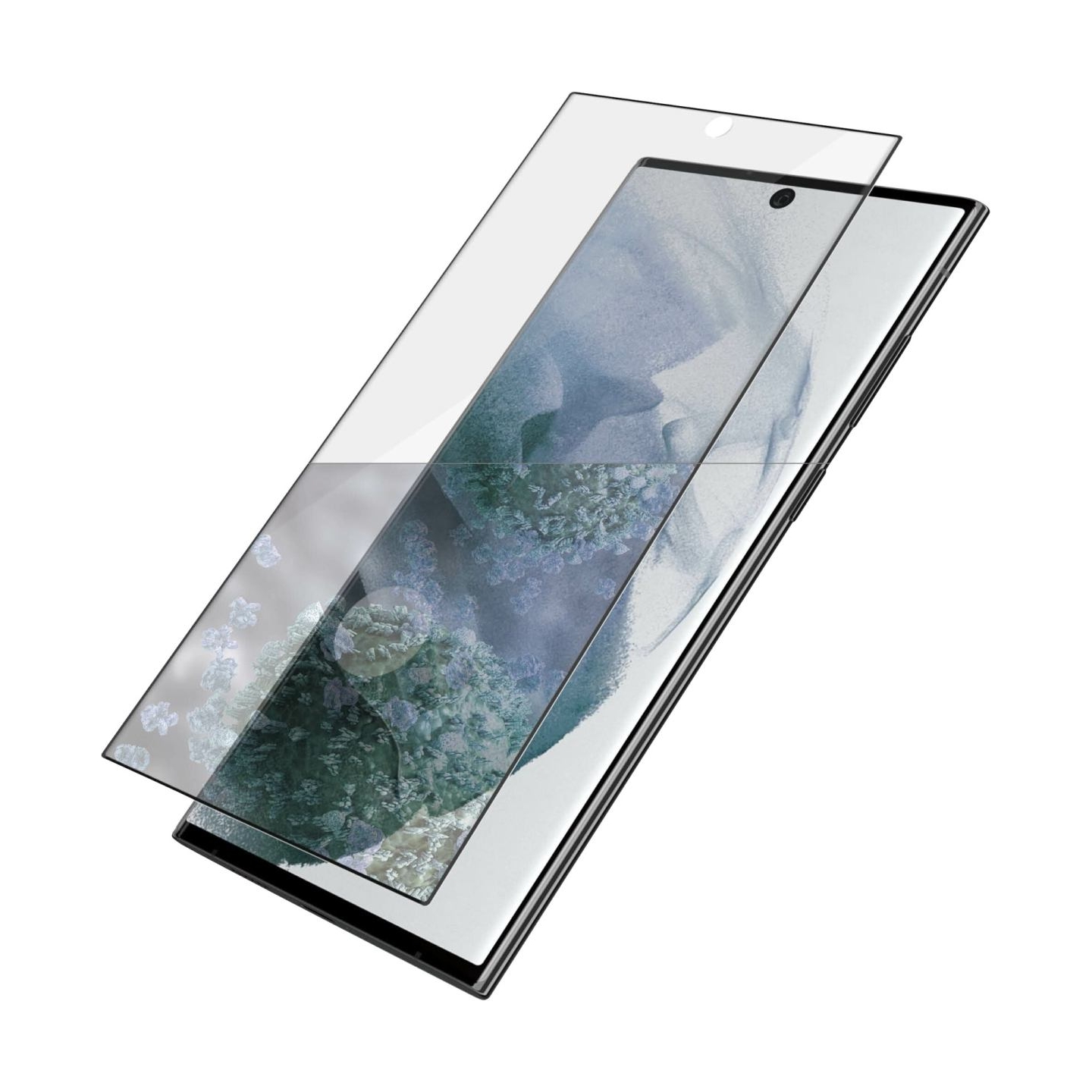 Panzerglass | Samsung | Galaxy S22 Ultra | Tempered glass | Black | Case friendly. Compatible with ultrasonic fingerprint sensor
