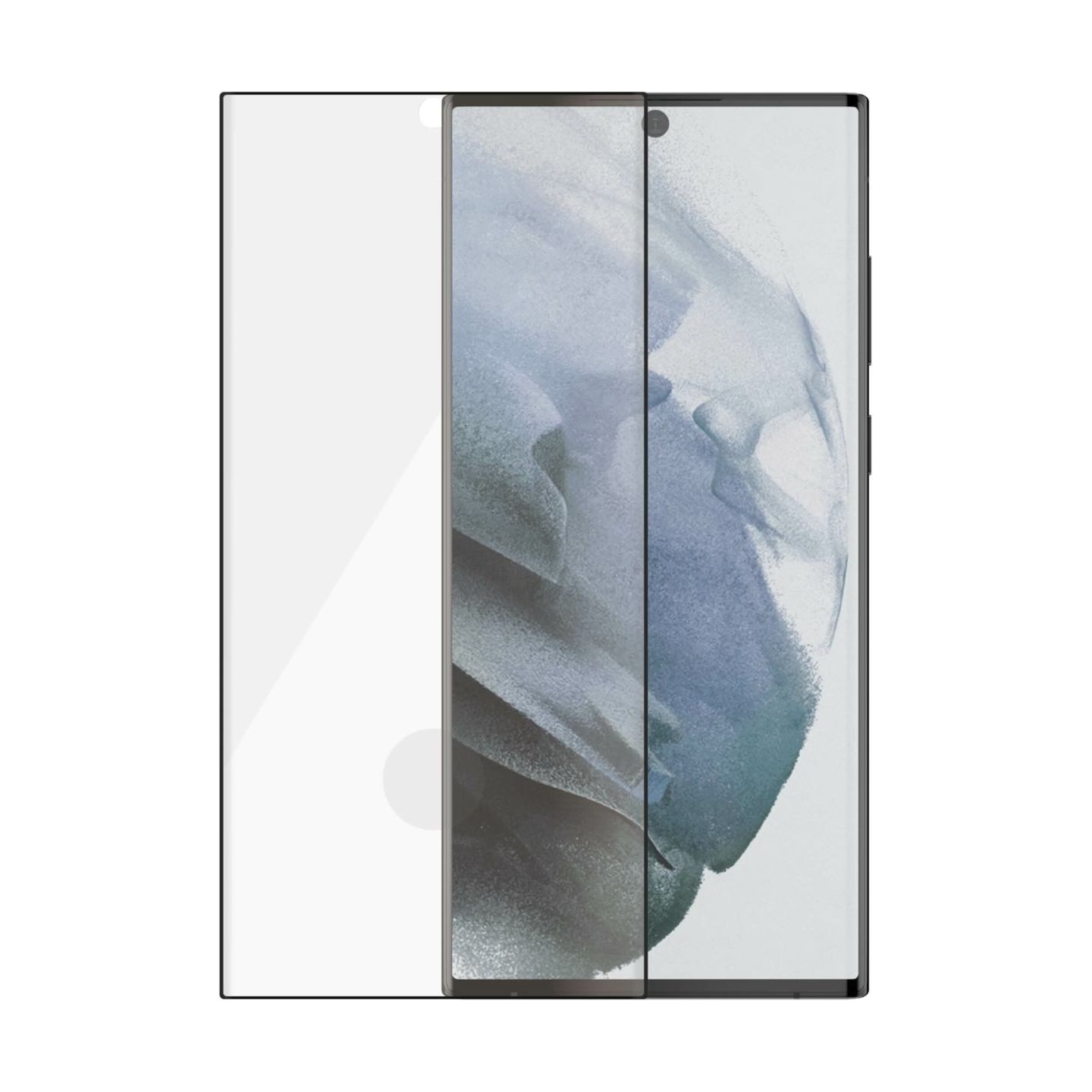 Panzerglass | Samsung | Galaxy S22 Ultra | Tempered glass | Black | Case friendly. Compatible with ultrasonic fingerprint sensor