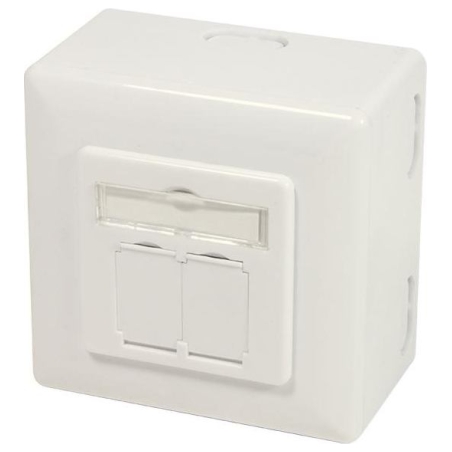 Logilink | Cat.6A Wall Outlet STP | NP0124 | White