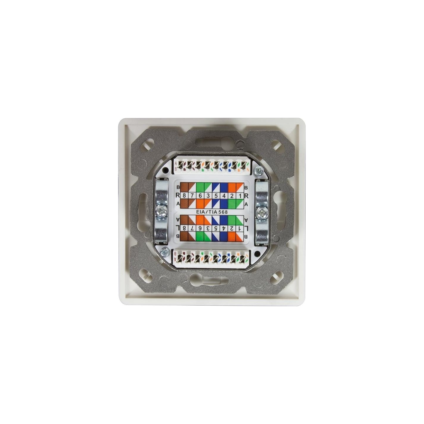 Logilink | Cat.6A Wall Outlet STP | NP0124 | White