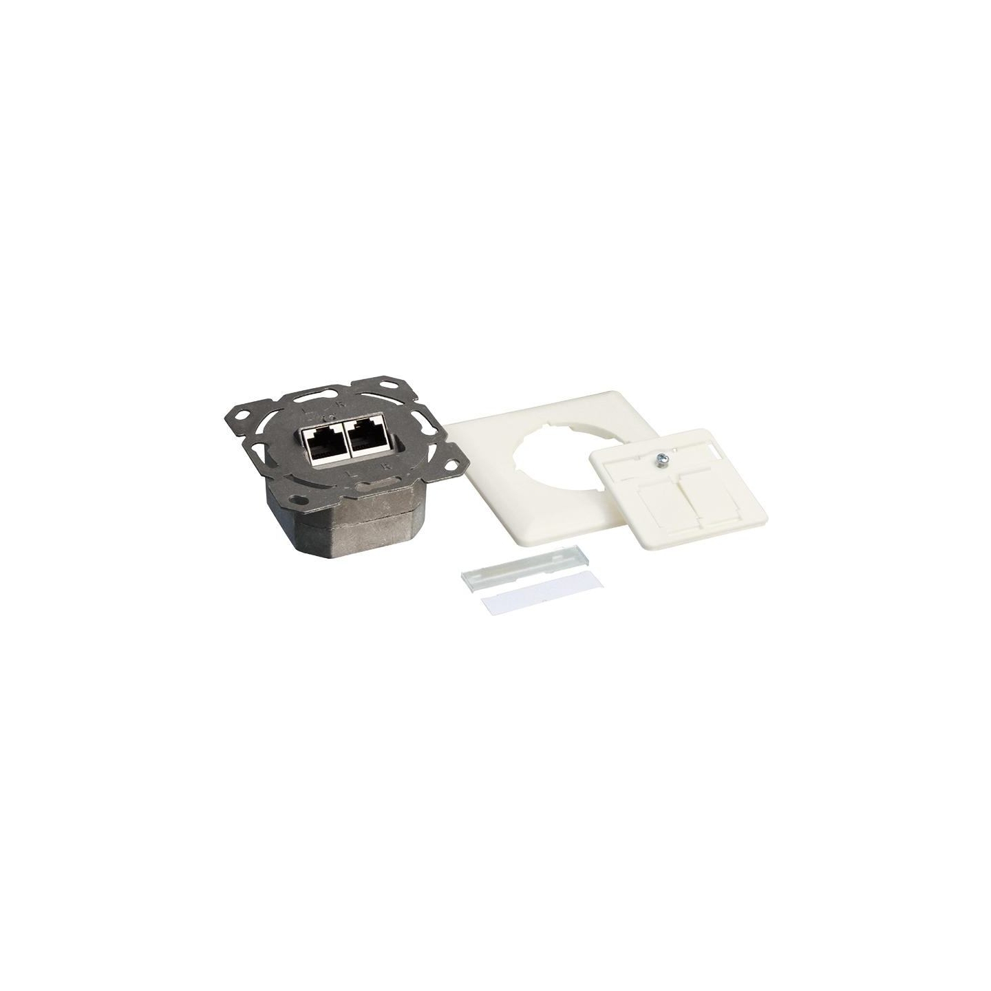 Logilink | Cat.6A Wall Outlet STP | NP0124 | White