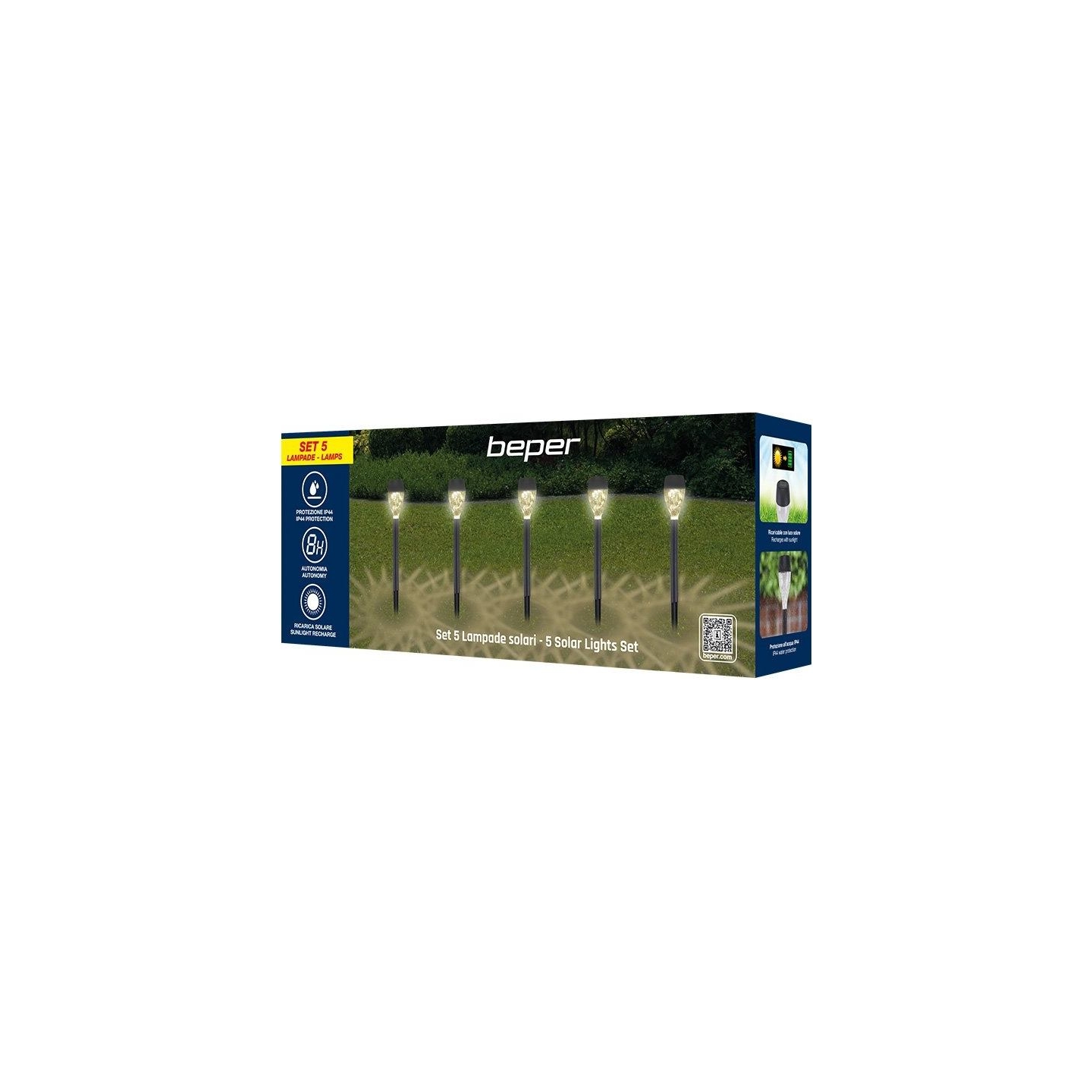 Beper P207ILO050  5 Solar Lights Set