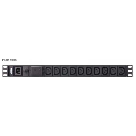 Aten Basic 1U PDU with surge protection 10A
