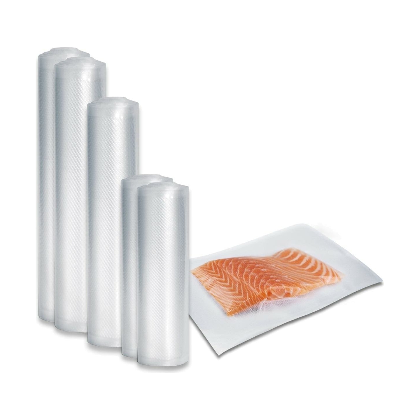 Caso | Foil set 3 for vacuuming + Sous Vide Cooking | 01237 | Dimensions (W x L) 16 x 23 cm, 20 x 600 cm, 28 x 600 cm, 30 x 600 