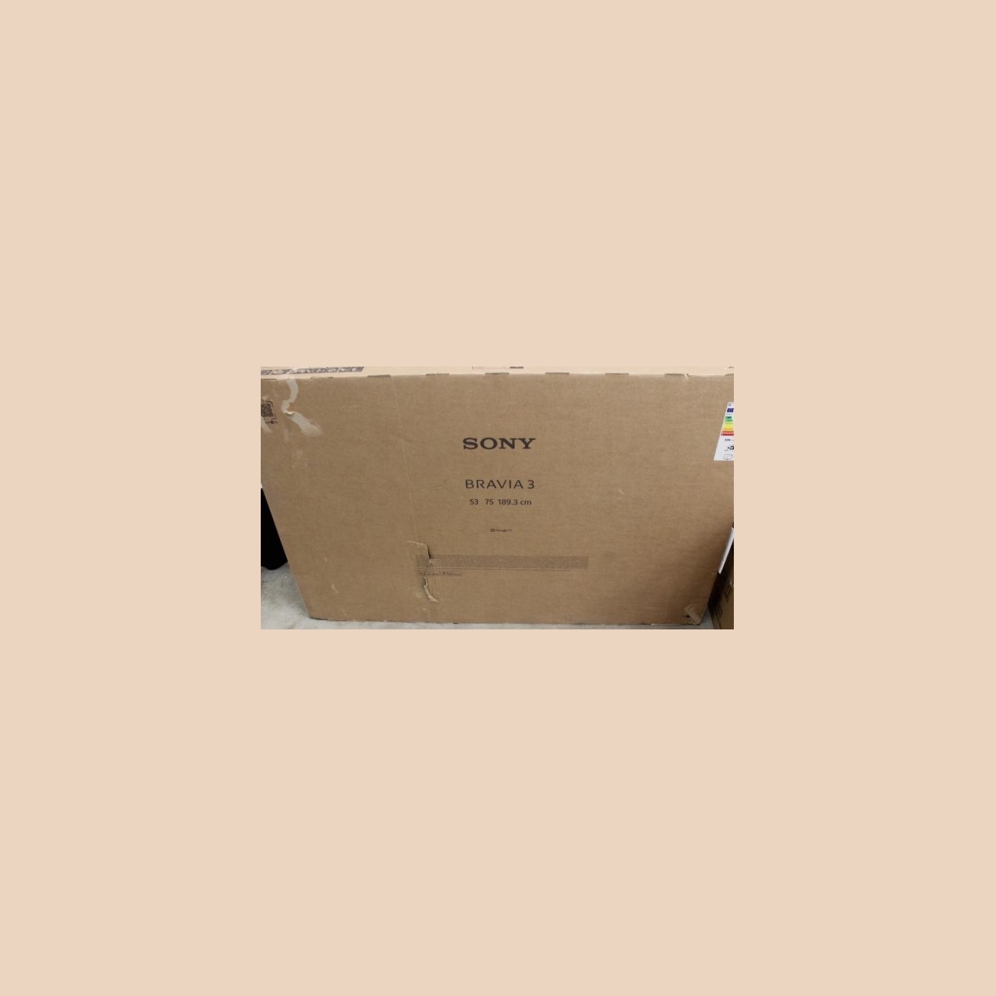 Sony K75S35B Bravia 3 75" (189cm) 4K Ultra HD Smart Google D-LED TV |  | Sony TV | K75S35B Bravia 3 | 75 | Smart TV | Google TV 