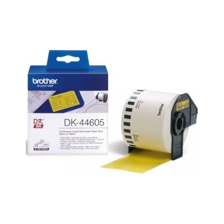 Brother DK44605 YELLOW REM. PAP TAPE 62M