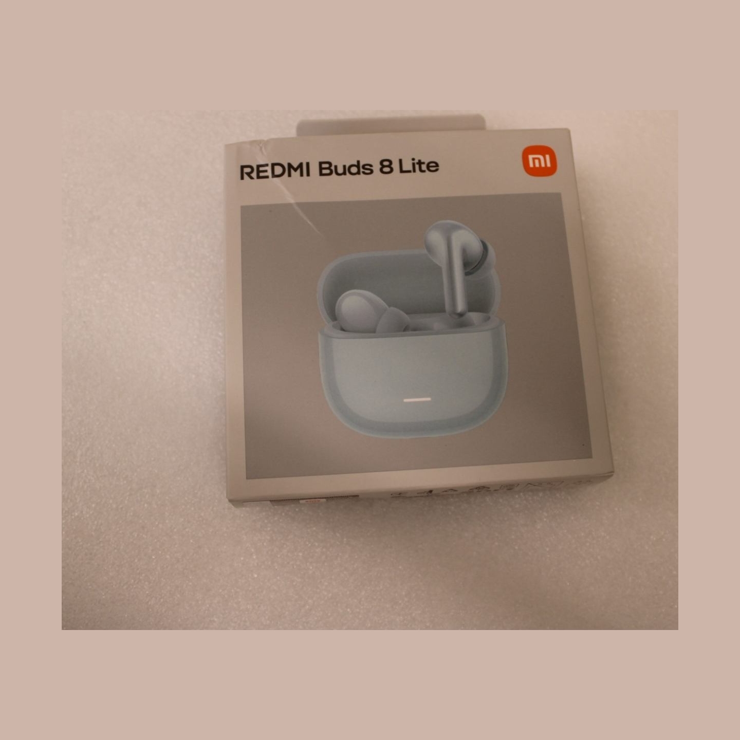Xiaomi Earbuds | Redmi Buds 8 Lite | Bluetooth | In-ear | Microphone | Blue | Noise canceling | DAMAGED PACKAGING | Wireless
