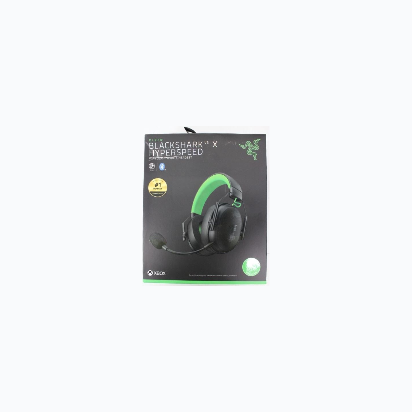 Razer BlackShark V3 X HyperSpeed for Xbox Gaming Headset, Over-Ear,Wireless,  Black | Razer DAMAGED PACKAGING