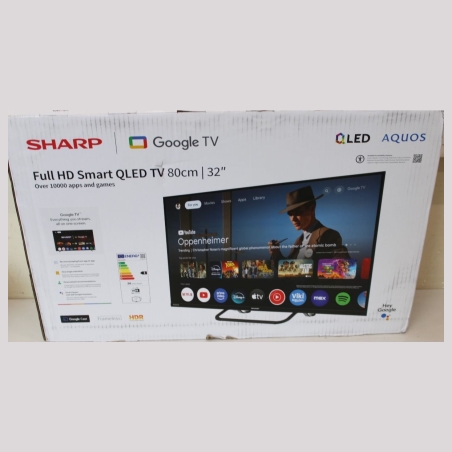 Sharp 32HF3865E 32" (81cm) QLED Full HD Google TV |  | Sharp 32HF3865E | 32 | Smart TV | Google TV | DAMAGED PACKAGING